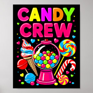 Snoep Land Snoep Crew Decorations Sweetie Snoep Sq Poster