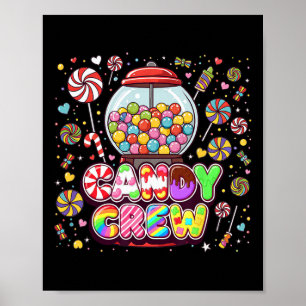 Snoep Land Snoep Crew Party Halloween kostuums kun Poster