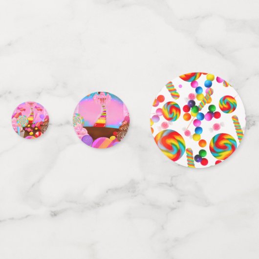 Snoep Land Sweet 16 Verjaardagsfeest Confetti (Voorkanten)