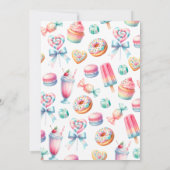 Snoep Land Sweet Birthday Kaart (Achterkant)