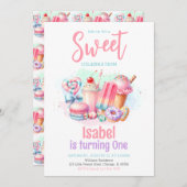 Snoep Land Sweet Birthday Kaart (Voorkant / Achterkant)