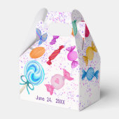 Snoep Land Sweets Lollipops Regenval Baby shower Bedankdoosjes (Achterkant)