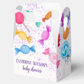 Snoep Land Sweets Lollipops Regenval Baby shower Bedankdoosjes (Geopend)