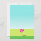 Snoep Land Verjaardag Kaart (Achterkant)