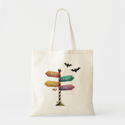 Snoep Lane Snoep Canvas tas (Voorkant)