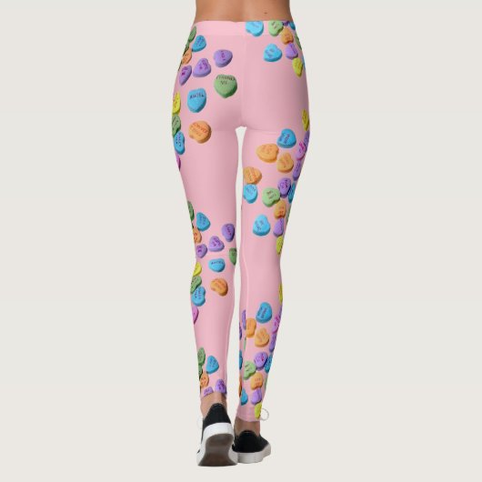 Snoep Leggings Valentijnsdag Cute (Achterkant)