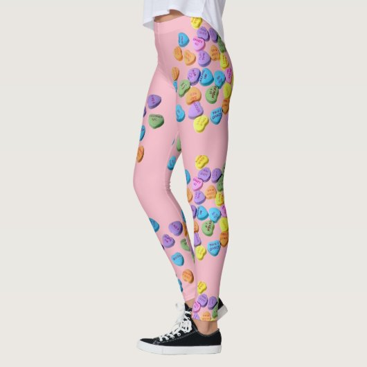 Snoep Leggings Valentijnsdag Cute (Links)