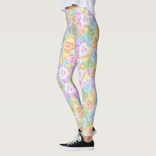 Snoep Leggings Valentijnsdag patroon (Links)