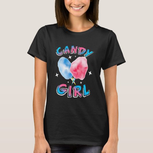 Snoep Leuk Meisje Sweet Lolly Snoep Treat T-shirt (Voorkant)