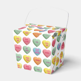 Snoep Liefde Harten Romantische woorden Patroon Bedankdoosjes