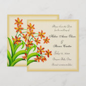 Snoep Lily Flowers Save the Date (Voorkant / Achterkant)