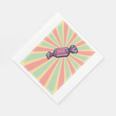 Snoep Lollie papieren servetten (Hoek)