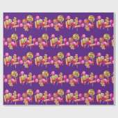 Snoep Lollipop Cadeaupapier (Vlak)