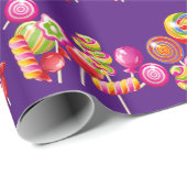 Snoep Lollipop Cadeaupapier (Rol Hoek)