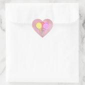Snoep Lollipop Heart Stickers (Tas)
