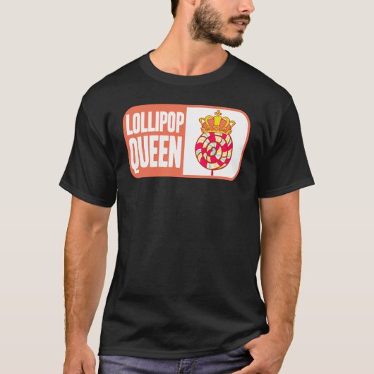 Snoep Lollipop Queen T-shirt (Voorkant)