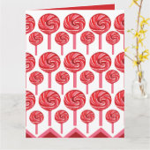 Snoep Lollipop Sweet Snoep Lollipop Kaart (Gele Bloem)