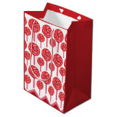 Snoep Lollipop Sweet Snoep Lollipop Medium Cadeauzakje (Voorkant Gekanteld)