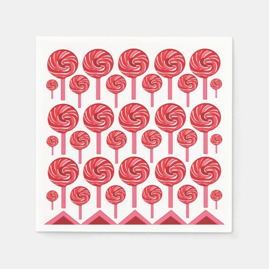 Snoep Lollipop Sweet Snoep Lollipop Party Servet (Voorkant)