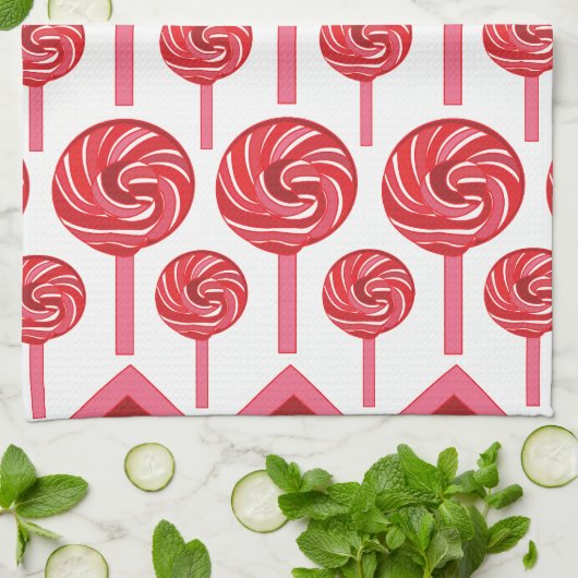 Snoep Lollipop Sweet Snoep Lollipop Theedoek (Gevouwen)
