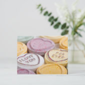Snoep Love Message Briefkaart (Staand voorkant)