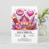 Snoep Magical Candyland Digitale Verjaardag Kaart (Staand voorkant)