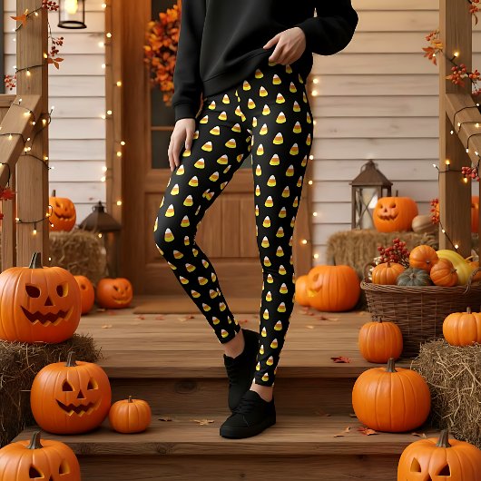 Snoep Mais Aangepaste Achtergrondkleur Leggings