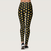 Snoep Mais Aangepaste Achtergrondkleur Leggings (Achterkant)