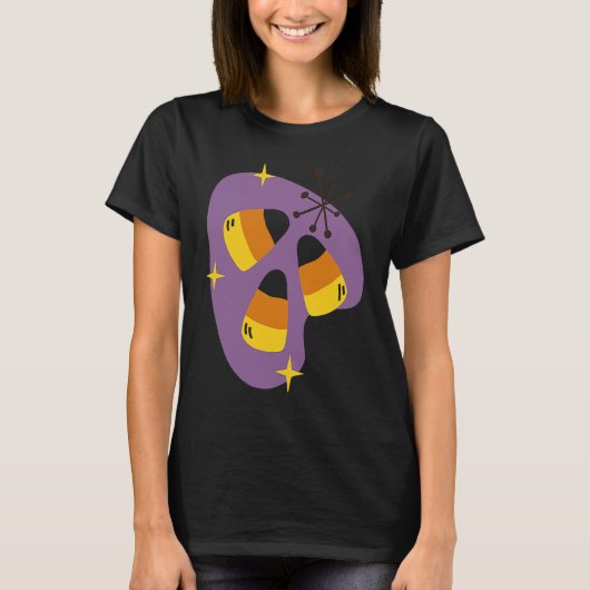 Snoep Mais Halloween T-shirt (Voorkant)