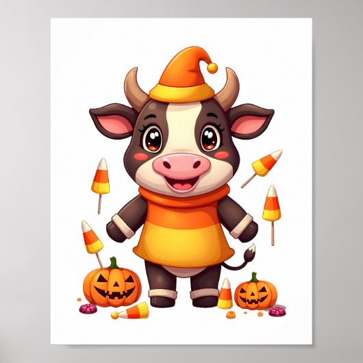 Snoep Mais Koe Poster (Voorkant)