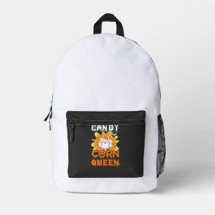 Snoep Mais Koningin Halloween Geest Vleermuizen Sp Bedrukte Rugzak