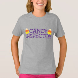 Snoep Mais, Snoep Inspecteur Leuk Halloween T-shirt
