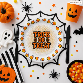 Snoep Mais Trick or Treat Halloween Papieren Bord