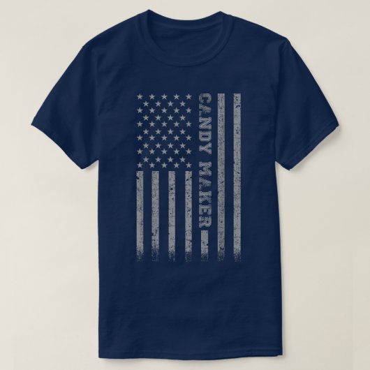 Snoep Maker American Flag 319 T-shirt (Design voorkant)