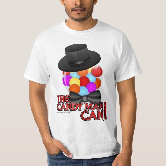 Snoep Man kan - Classy Gumball Machine T-shirt (Voorkant)