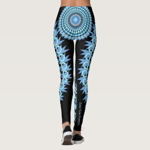 Snoep met blauwe en zwarte ogen leggings