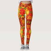 snoep met een schattig voetstuk voor regenboog Gum Leggings (Voorkant)
