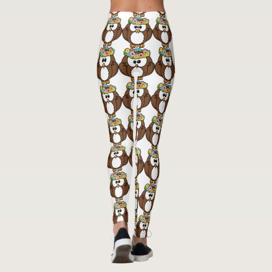 Snoep met Floral Wreated Leggings (Achterkant)