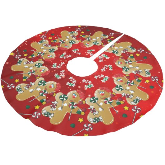 Snoep met kerstgebak kerstboom rok (Gekanteld)