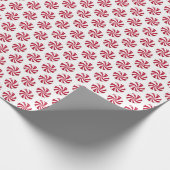 Snoep met kerstpeppermint cadeaupapier (Hoek)