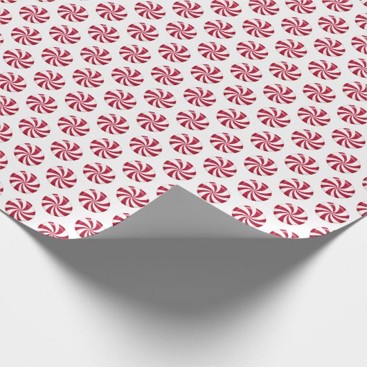 Snoep met kerstpeppermint cadeaupapier (Hoek)
