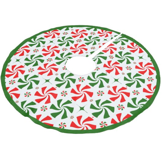 Snoep met kerstpeppermint kerstboom rok (Gekanteld)