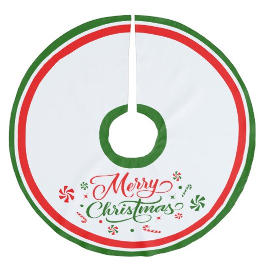 Snoep met kerstpeppermint kerstboom rok (Voorkant)