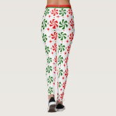 Snoep met kerstpeppermint leggings (Achterkant)