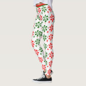 Snoep met kerstpeppermint leggings (Links)
