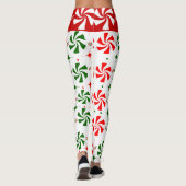 Snoep met kerstpeppermint leggings (Achterkant)