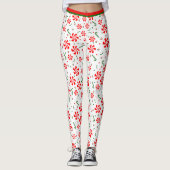 Snoep met kerstpeppermint leggings (Voorkant)