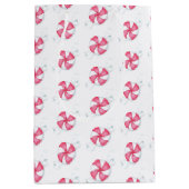 Snoep met kerstpeppermint medium cadeauzakje (Voorkant)