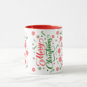 Snoep met kerstpeppermint mok (Midden)