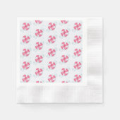 Snoep met kerstpeppermint servet (Voorkant)